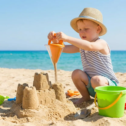 Kids Beach Sand Play Set with Creative Funnel Tool