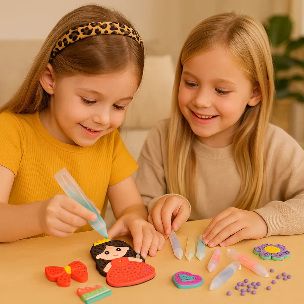 Kids Creative Bead Art Craft Kit – Painting Activity Set
