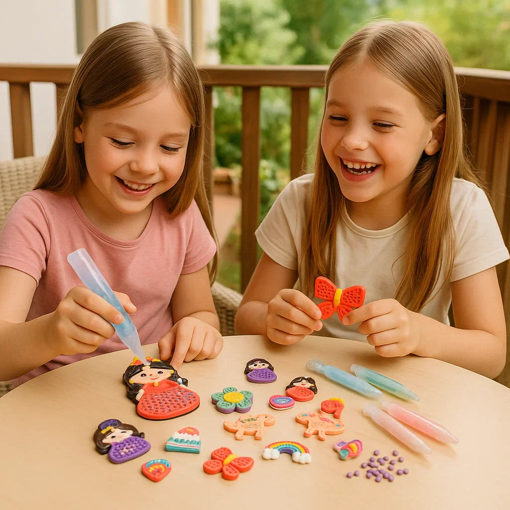 Kids Creative Bead Art Craft Kit – Painting Activity Set