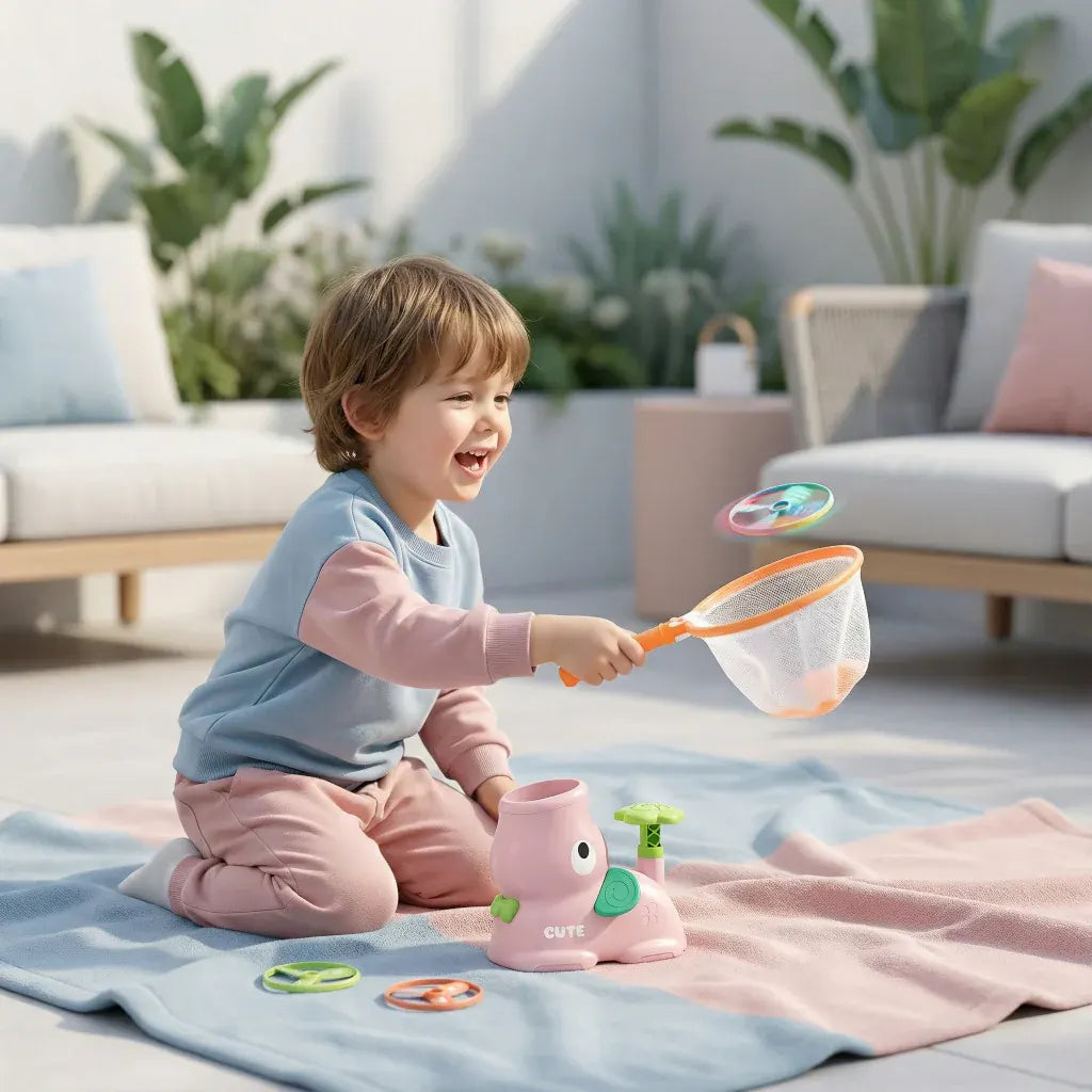 Kids Disc Launcher Outdoor Play Toy