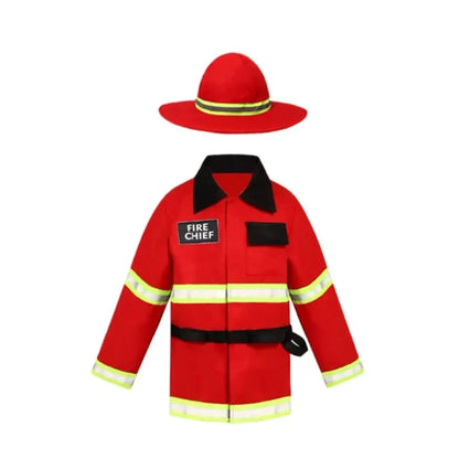Kids Fireman Truck Halloween Costume Outfit