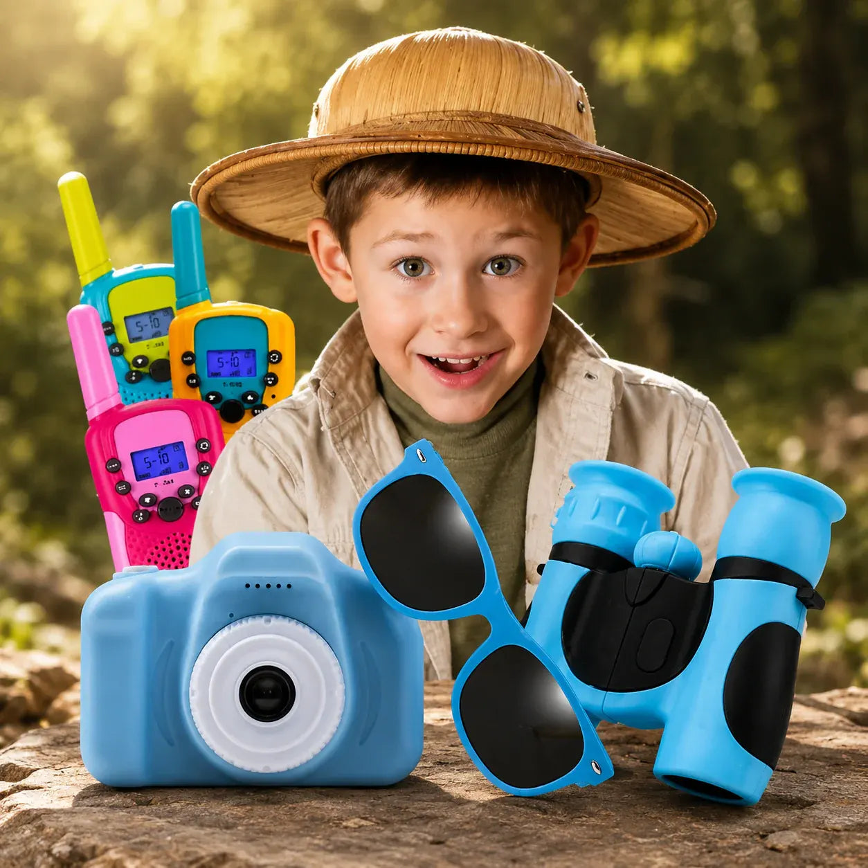 Kids Flexible Wraparound Polarized Sunglasses with UV Protection