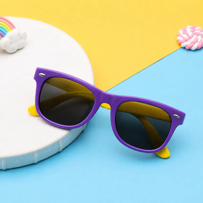 Kids Flexible Wraparound Polarized Sunglasses with UV Protection