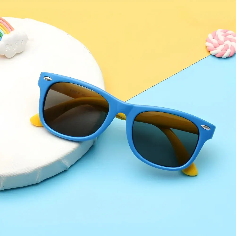 Kids Flexible Wraparound Polarized Sunglasses with UV Protection