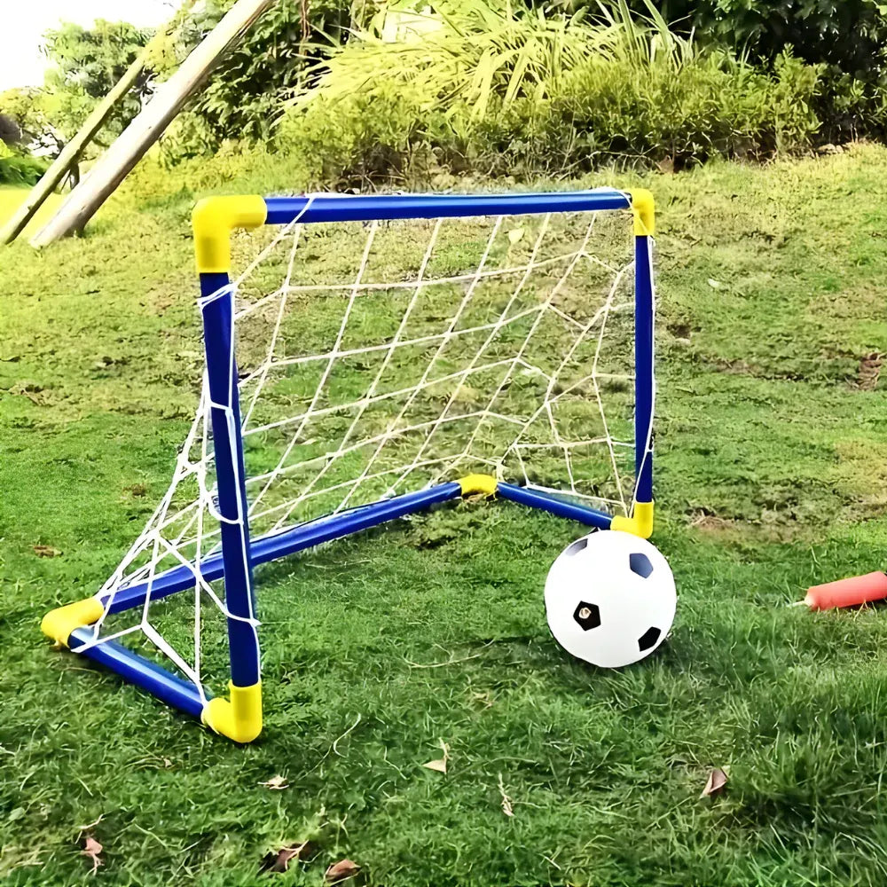 Kids Foldable Soccer Goal Set for Indoor & Outdoor Play