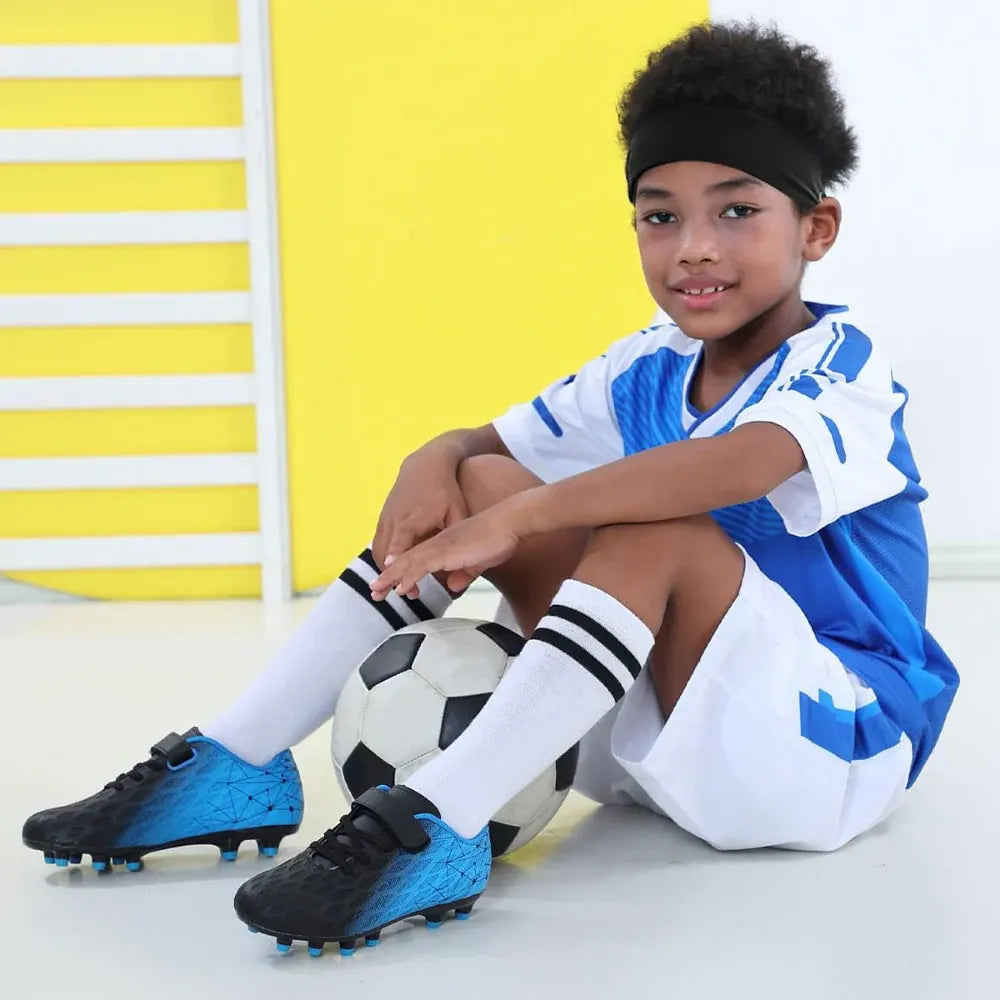 Kids Football Shoes with Durable Grip and Ball Control