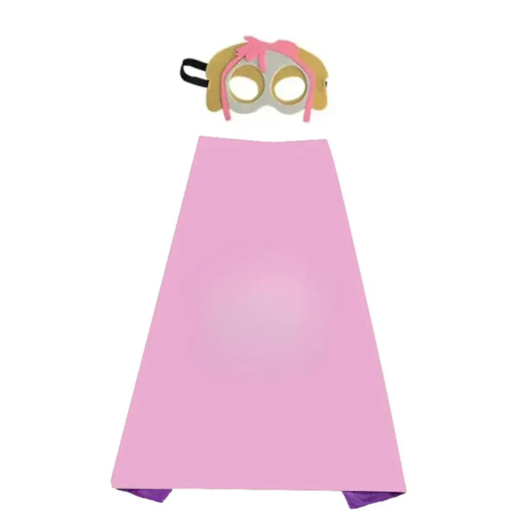 Kids Halloween Cape & Mask Costume Set
