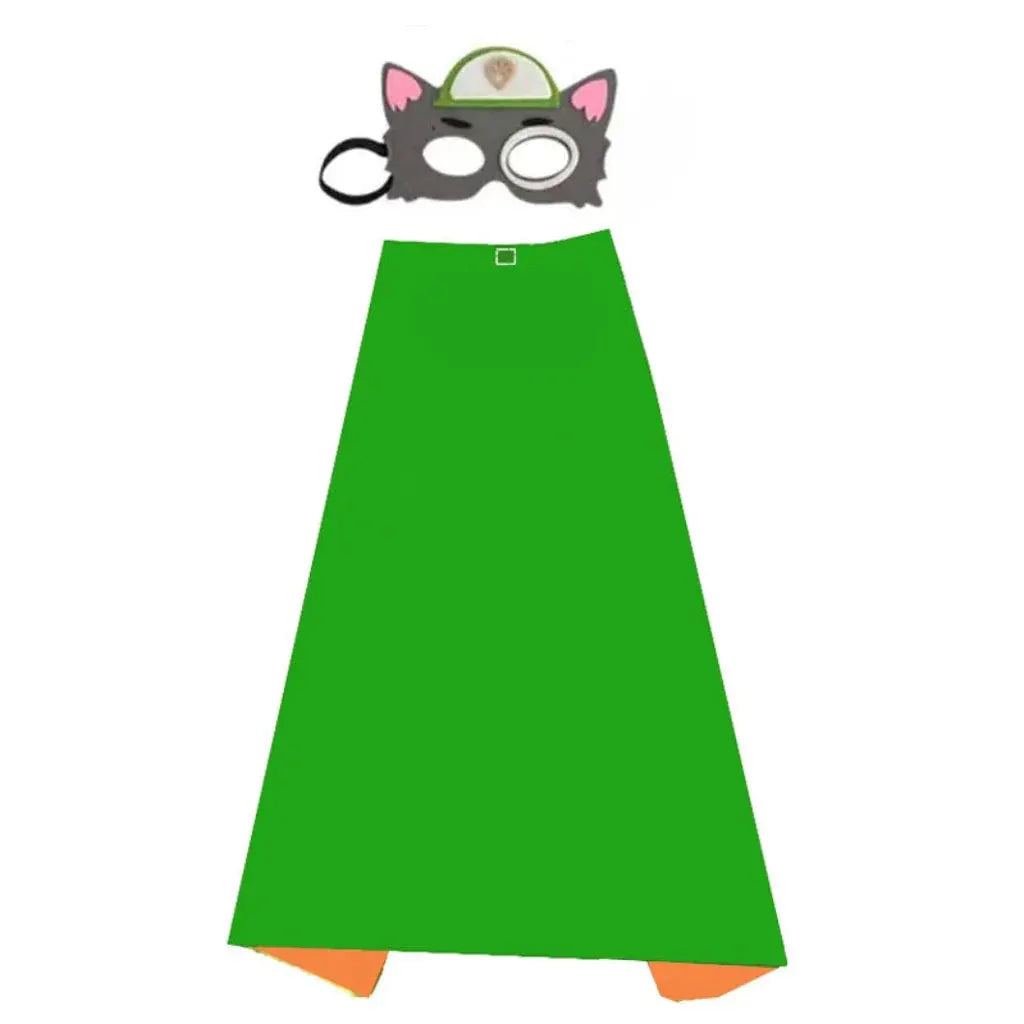 Kids Halloween Cape & Mask Costume Set
