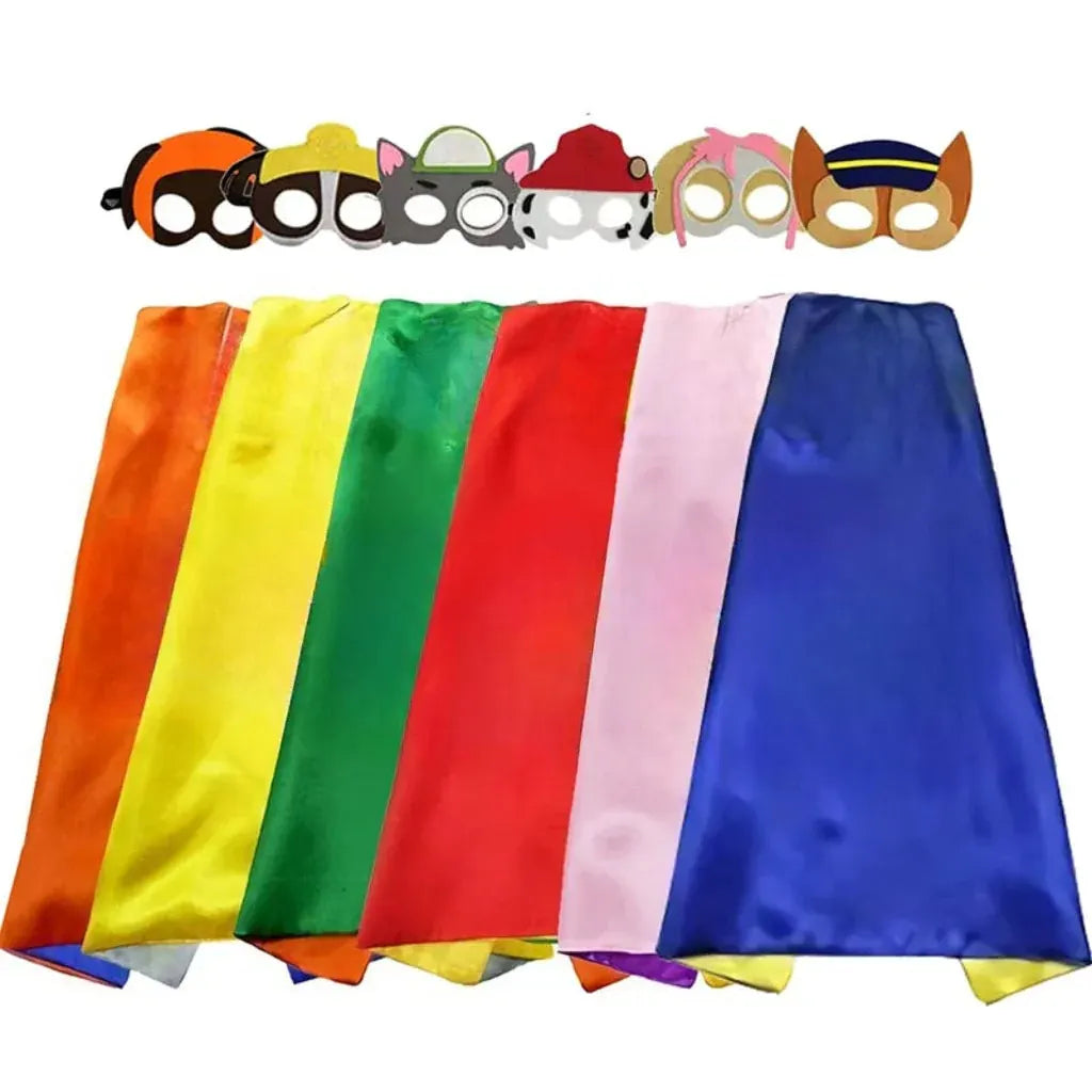 Kids Halloween Cape & Mask Costume Set
