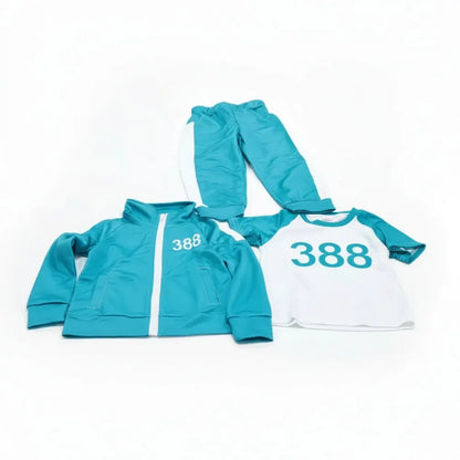 Kids Halloween Dress-Up Tracksuit Costume Set