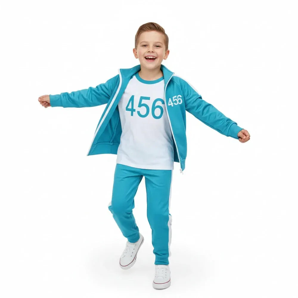 Kids Halloween Dress-Up Tracksuit Costume Set