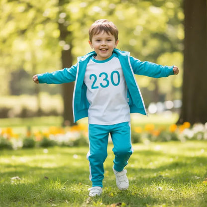 Kids Halloween Dress-Up Tracksuit Costume Set