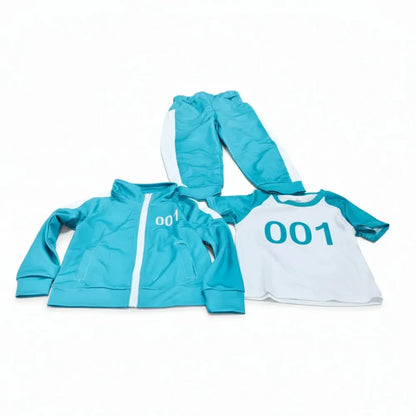 Kids Halloween Dress-Up Tracksuit Costume Set
