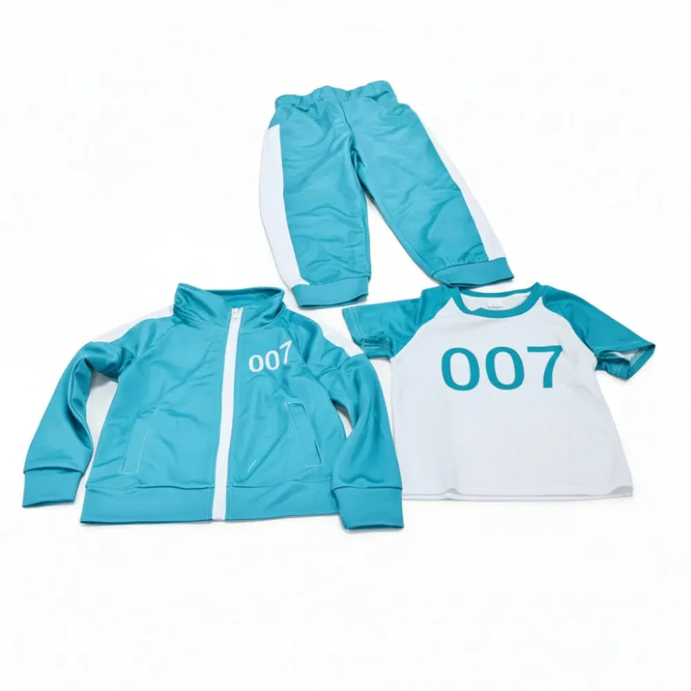 Kids Halloween Dress-Up Tracksuit Costume Set