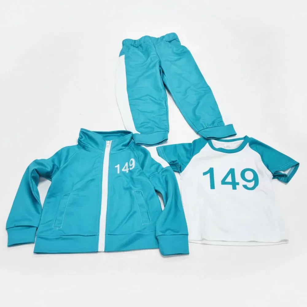 Kids Halloween Dress-Up Tracksuit Costume Set