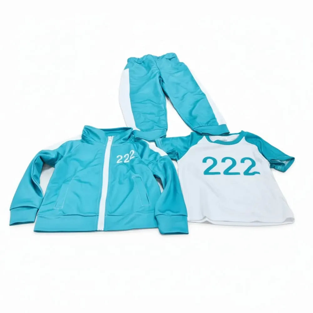 Kids Halloween Dress-Up Tracksuit Costume Set