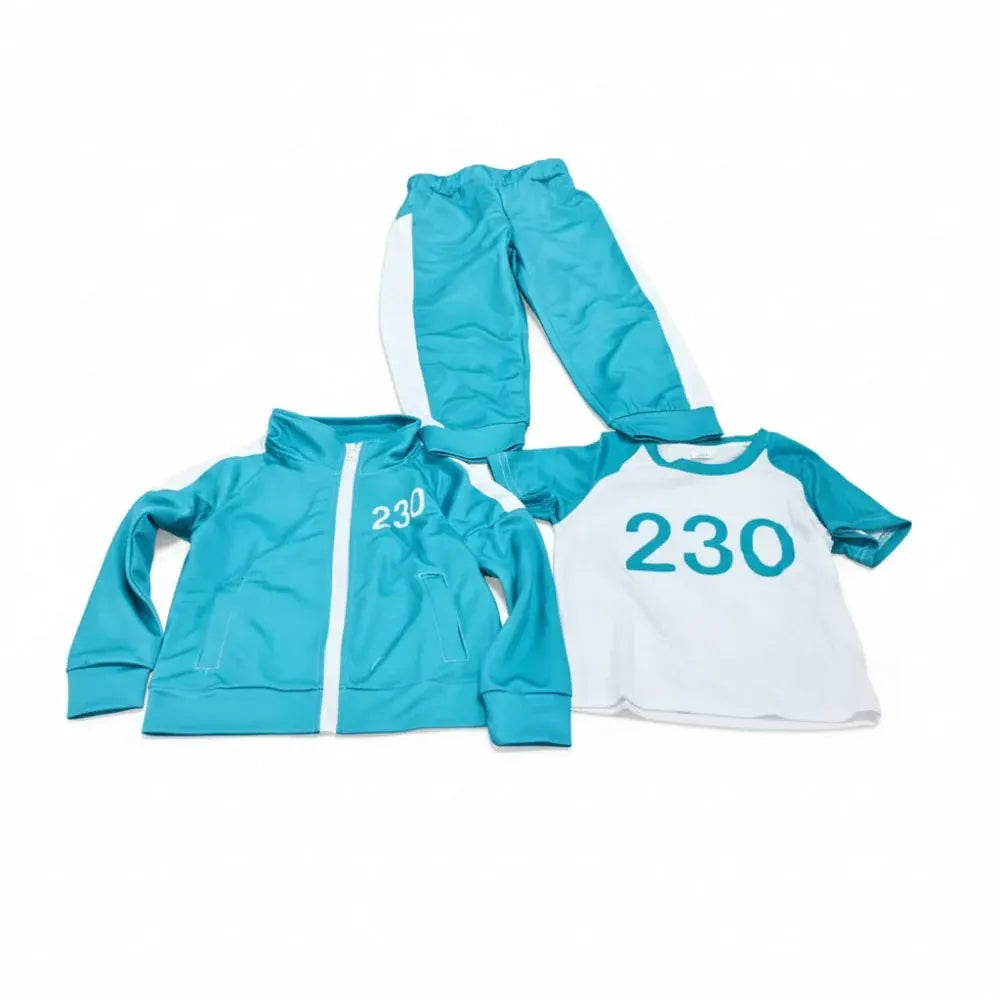 Kids Halloween Dress-Up Tracksuit Costume Set