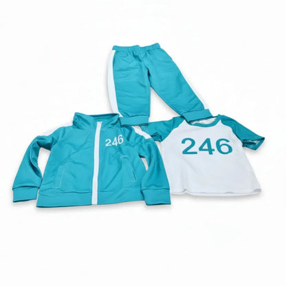 Kids Halloween Dress-Up Tracksuit Costume Set