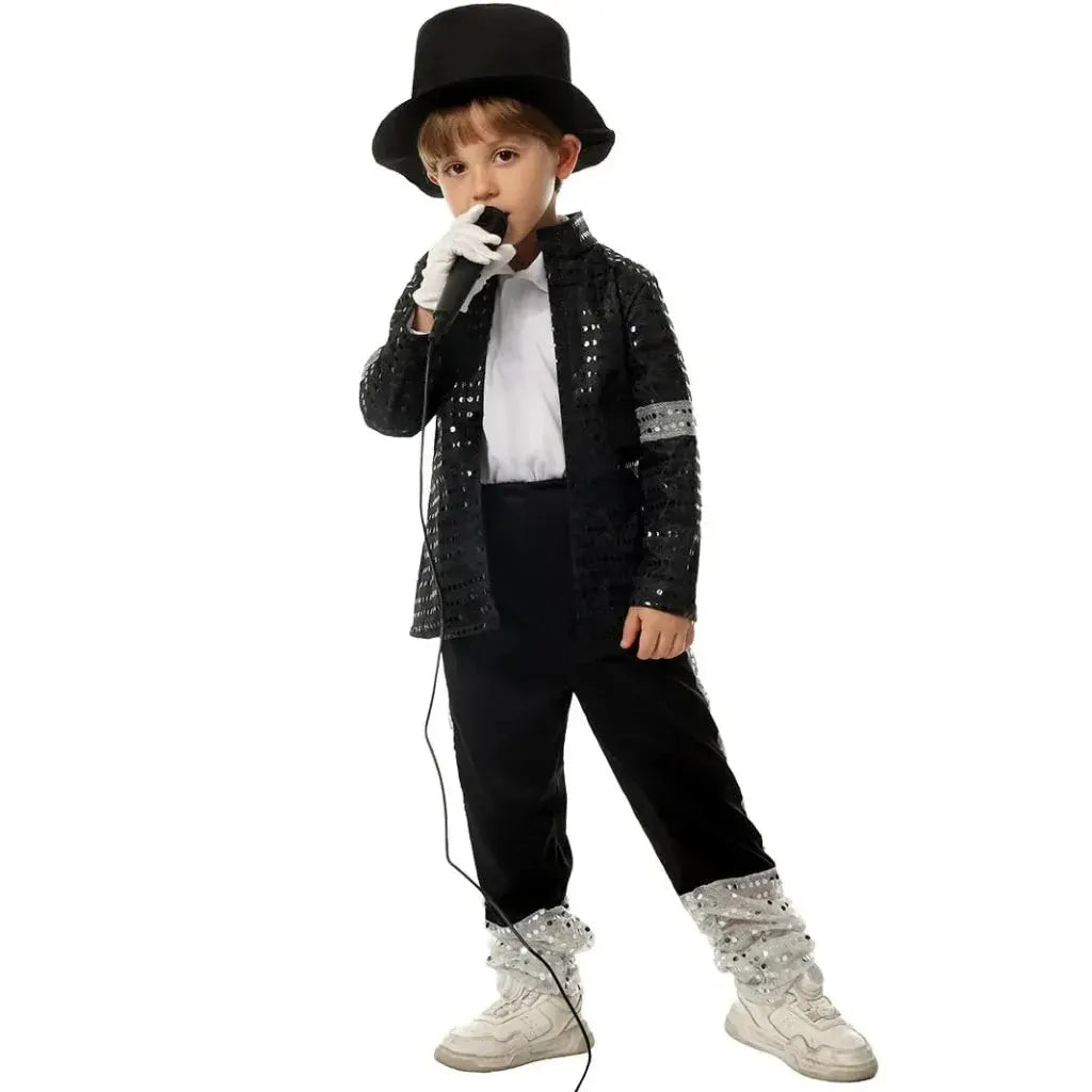 Kids Halloween Pop Star Dance Costume Outfit