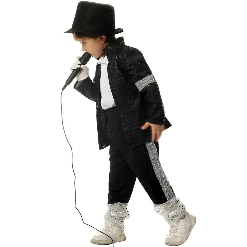 Kids Halloween Pop Star Dance Costume Outfit