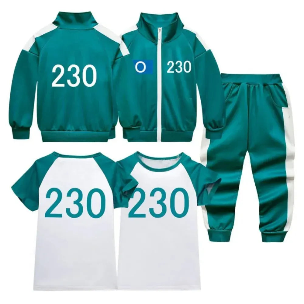 Kids Halloween Tracksuit Costume Set