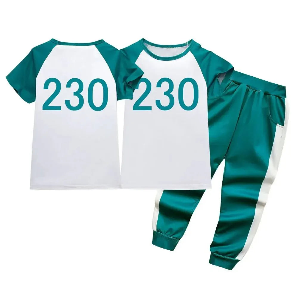 Kids Halloween Tracksuit Costume Set