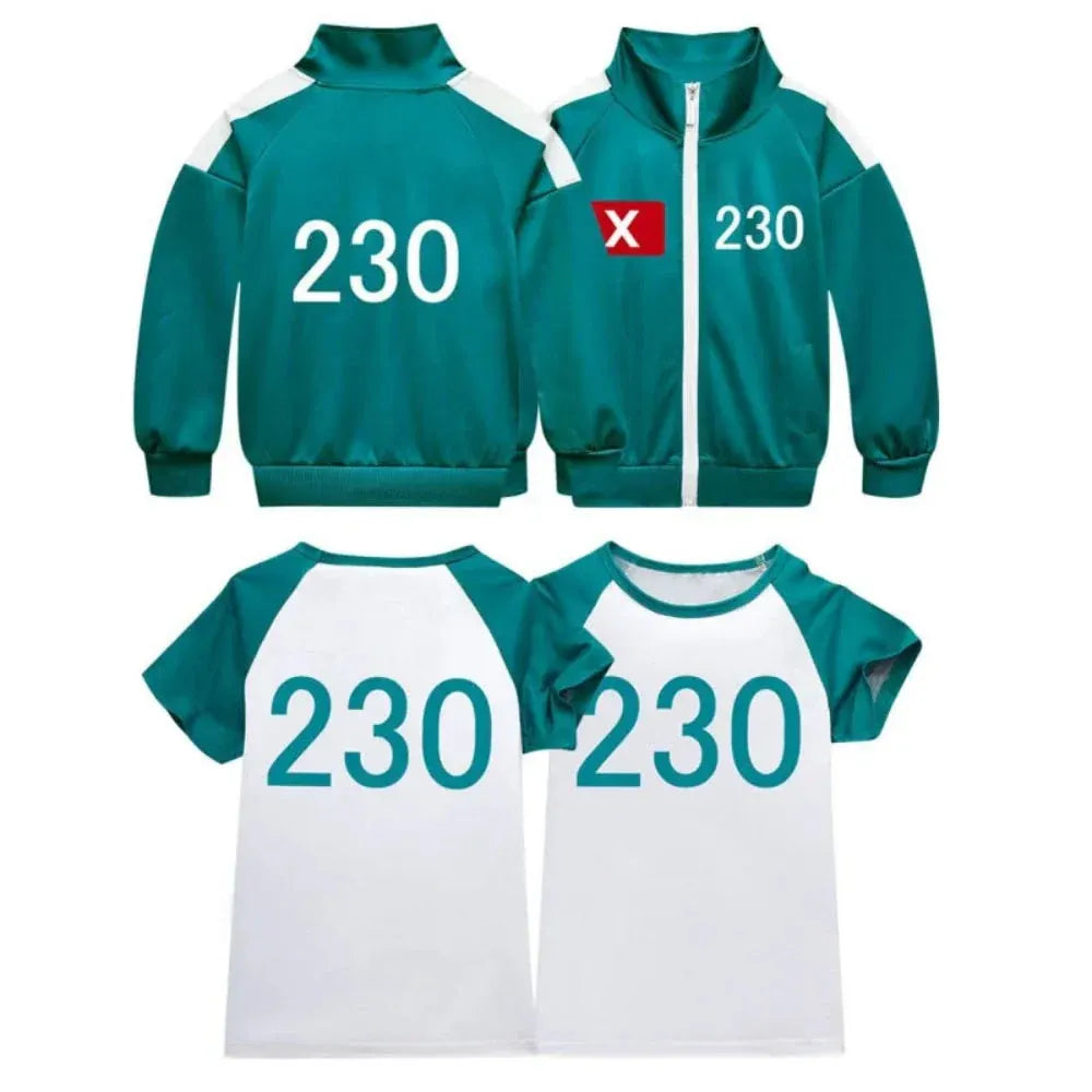 Kids Halloween Tracksuit Costume Set
