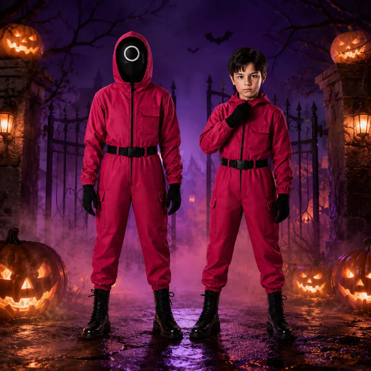 Kids Halloween Trick-or-Treat Jumpsuit Costume Outfit