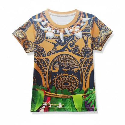 Kids Island Warrior Halloween Costume Set
