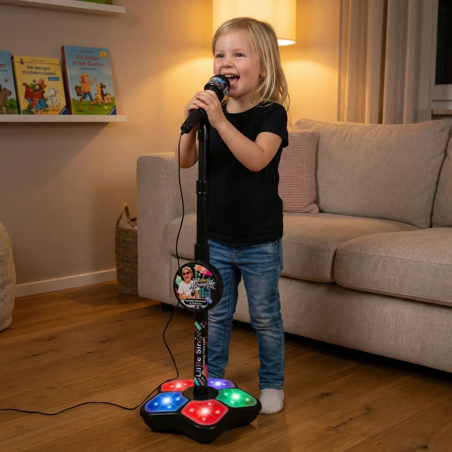 Kids Karaoke Machine with Microphone Toy Set