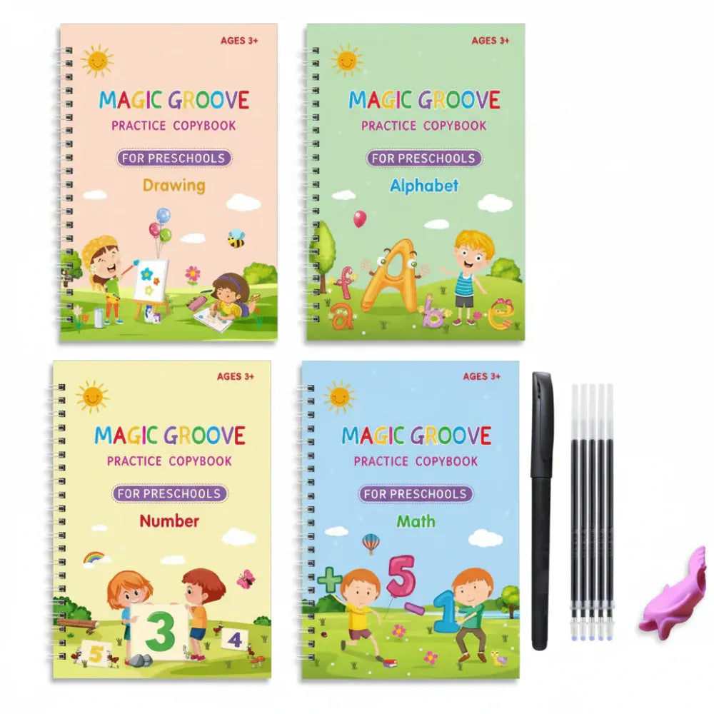 Kids Learning Handwriting Practice Workbook Set