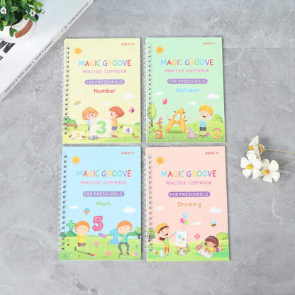 Kids Learning Handwriting Practice Workbook Set