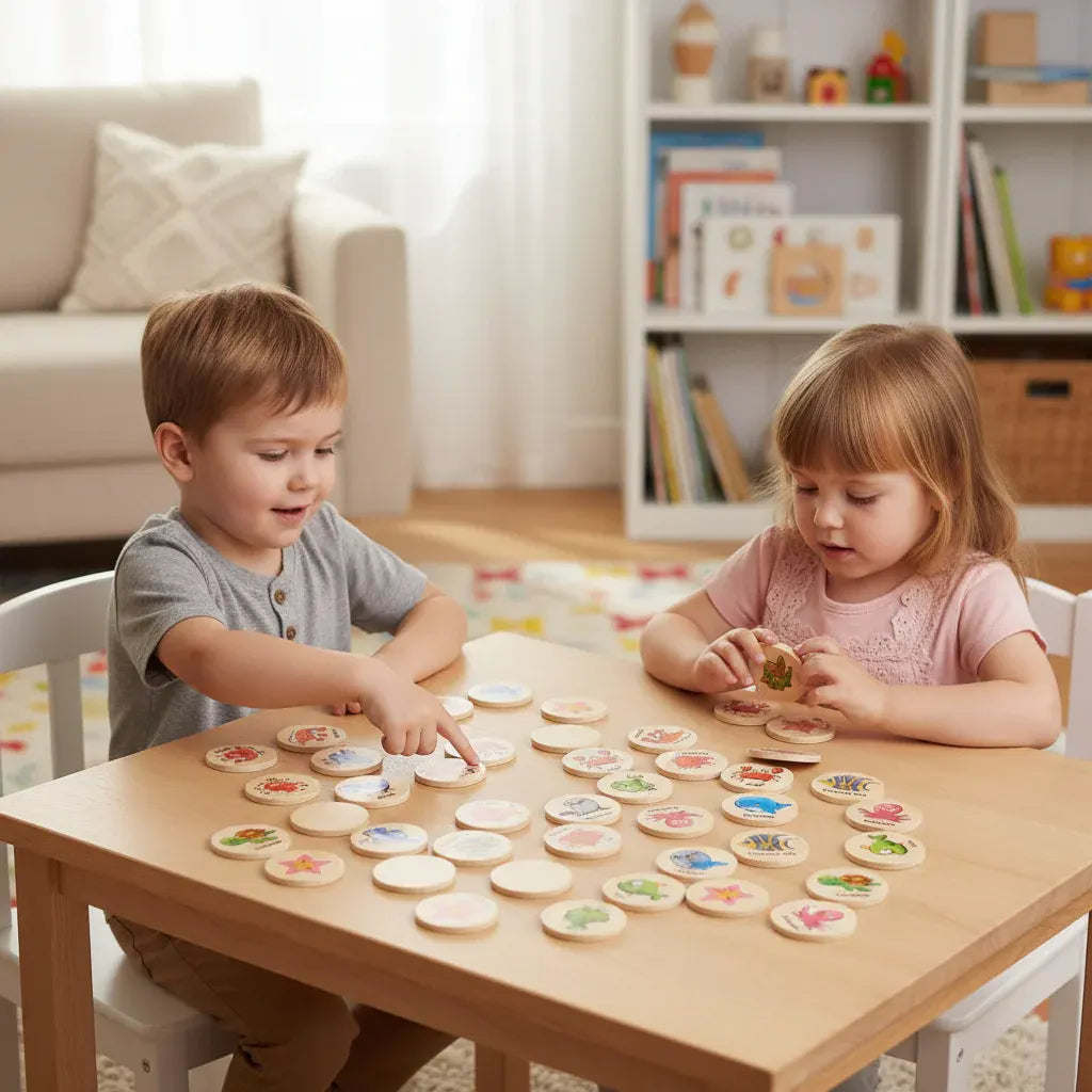 Kids Memory Match Game for Calm Learning Play