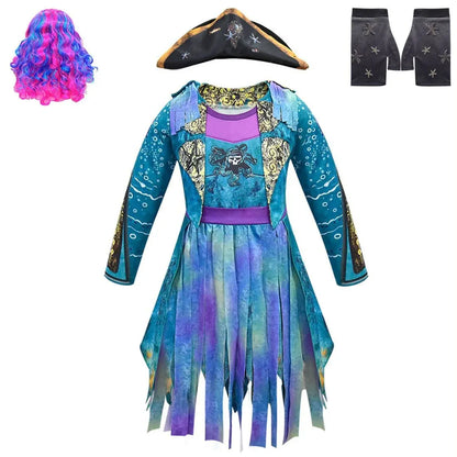 Kids Pirate Theme Halloween Costume Dress-Up Outfit