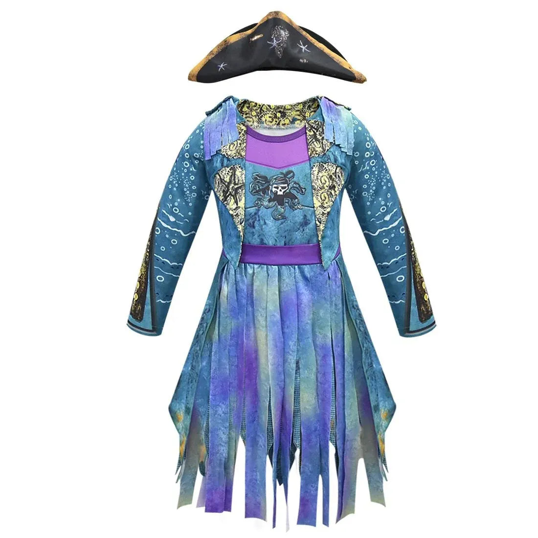 Kids Pirate Theme Halloween Costume Dress-Up Outfit