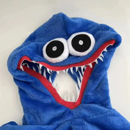 Kids Plush Monster Halloween Jumpsuit Costume Party Outfit