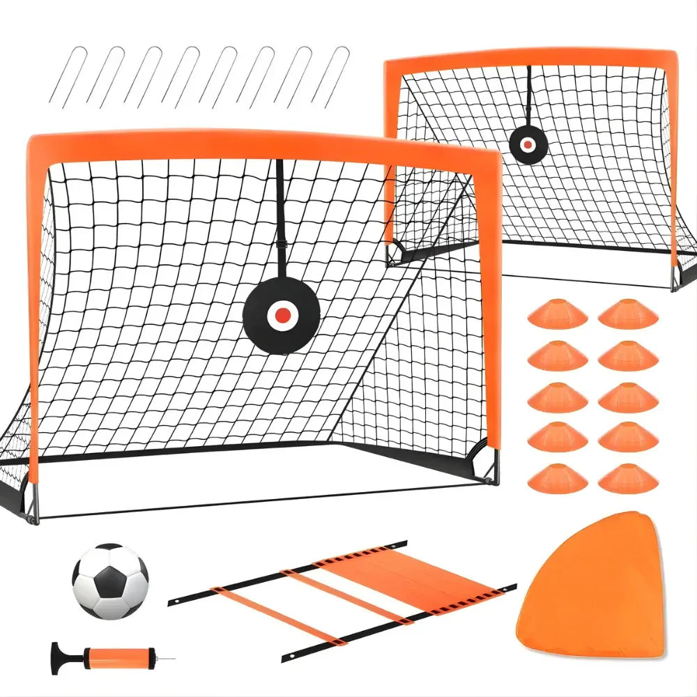 Kids Portable Soccer Goal Set for Outdoor Training and Practice