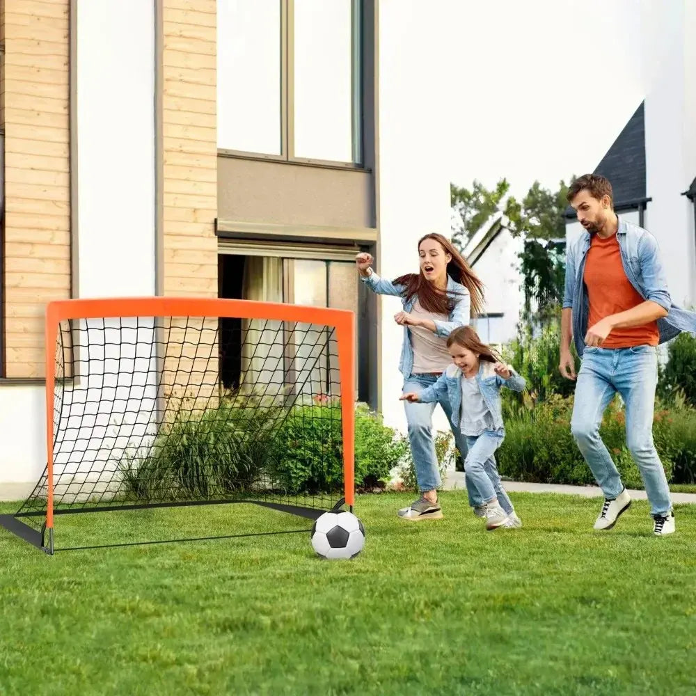 Kids Portable Soccer Goal Set for Outdoor Training and Practice