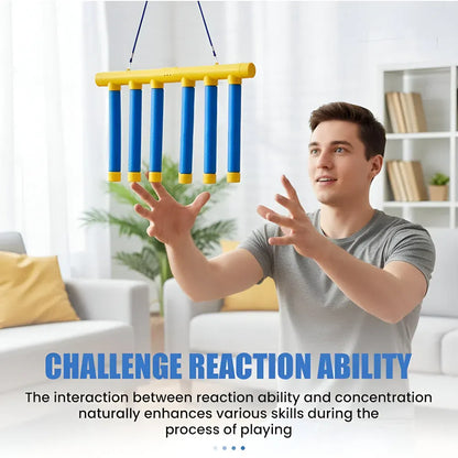 Kids Reflex Reaction Trainer Falling Stick Drop Catch Game