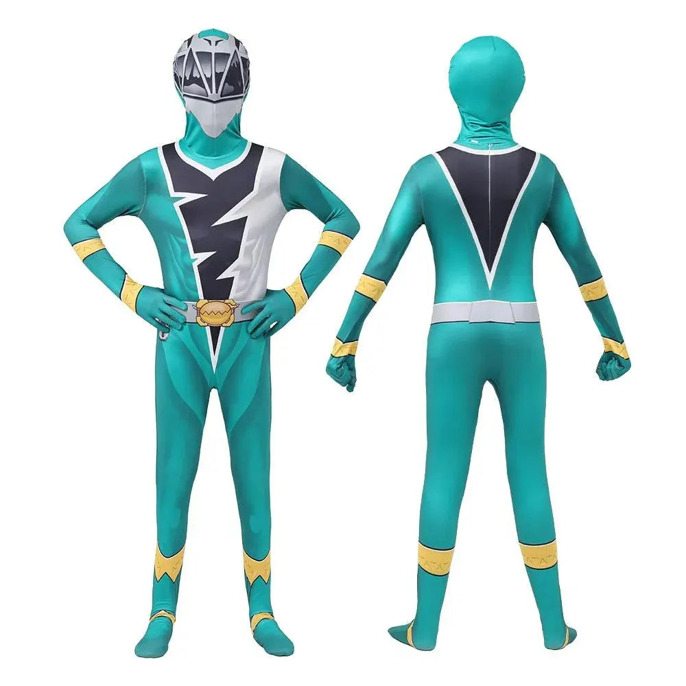 Kids Superhero Jumpsuit with Helmet - Halloween Costume Outfit