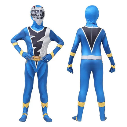 Kids Superhero Jumpsuit with Helmet - Halloween Costume Outfit