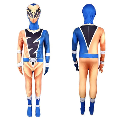 Kids Superhero Jumpsuit with Helmet - Halloween Costume Outfit