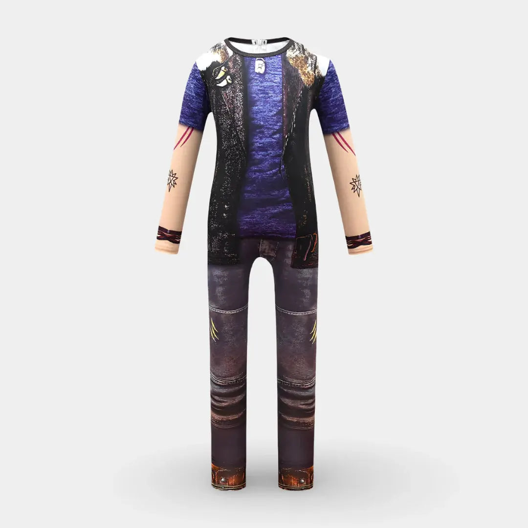 Kids Zombie Halloween Jumpsuit Costume Party Outfit