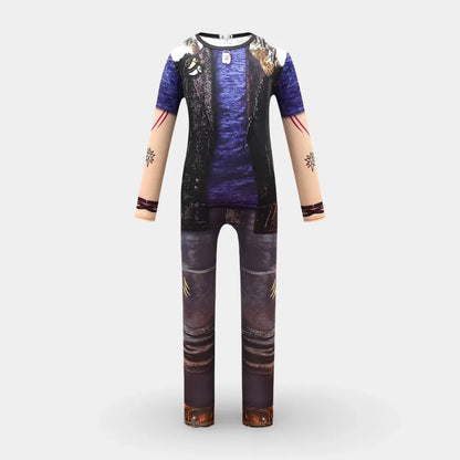 Kids Zombie Halloween Jumpsuit Costume Party Outfit