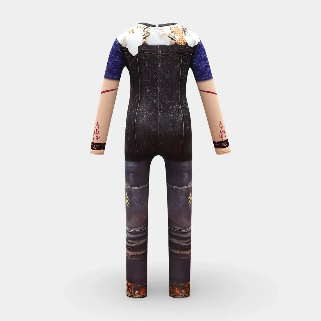 Kids Zombie Halloween Jumpsuit Costume Party Outfit