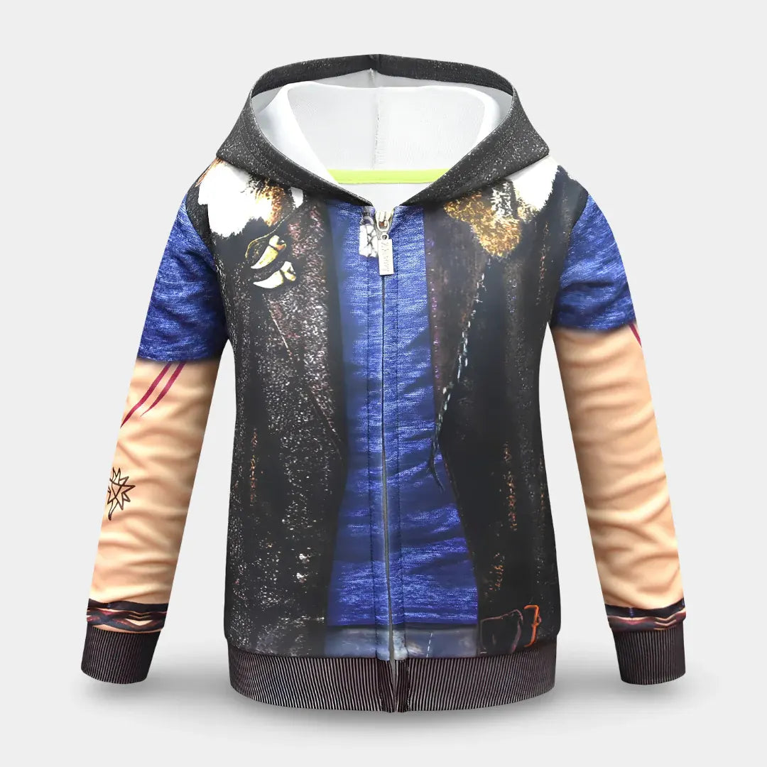Kids Zombie Halloween Jumpsuit Costume Party Outfit