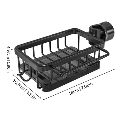 Kitchen Sink Caddy Dish Drainer Storage Basket Organizer Rack