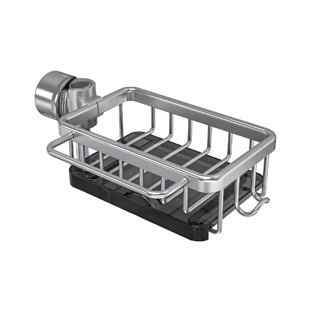 Kitchen Sink Caddy Dish Drainer Storage Basket Organizer Rack