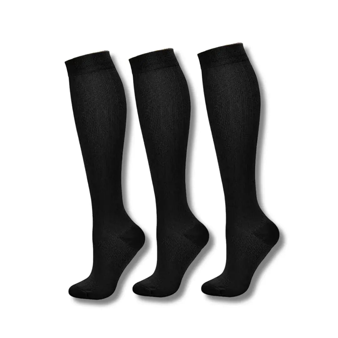 Knee-High Support Compression Socks for Women - Travel & Sport