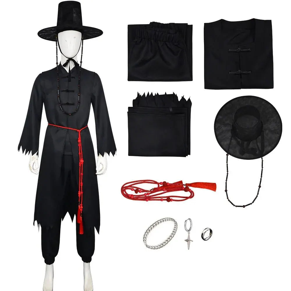 Korean Hanbok Halloween Costume Cosplay Party Outfit